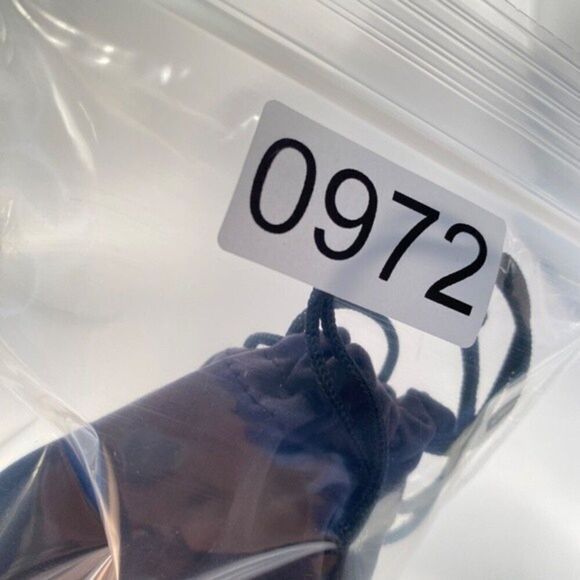 0972 Wrap Sunglasses with a Yellow Frame and Orange Mirrored Lenses New - Picture 8 of 8